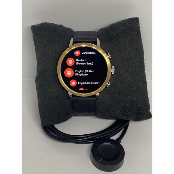 Fossil Gen 4 Authentic Digital Dial Smart Watch Custom Band FTW6016 AB518 - Picture 1 of 10